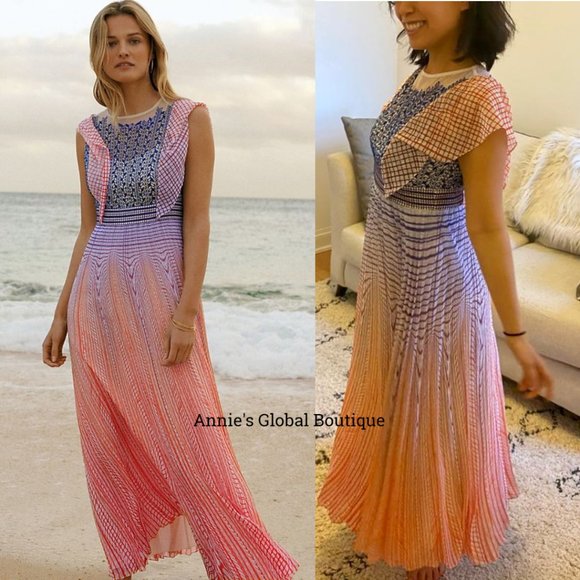 NWT ANTHROPOLOGIE Geisha Designs Savita Maxi Dress - Picture 12 of 16